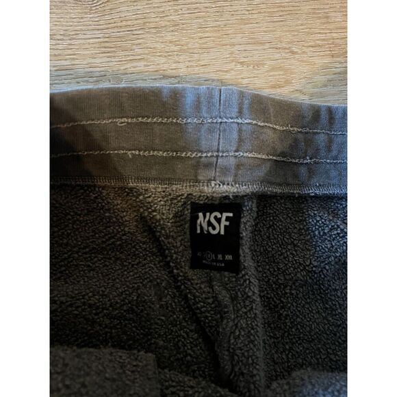 NSF Womens Gray Athletic Sweat Suit Size Medium Sweatpants Sweatshirt - Picture 6 of 6
